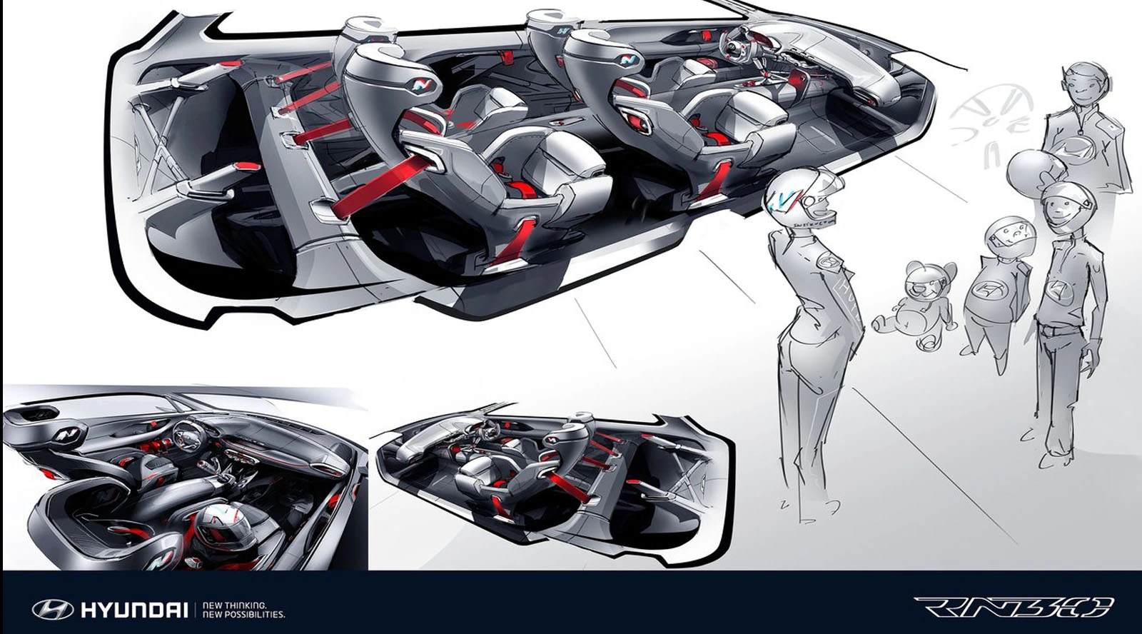 Hyundai RN30 — Interior-Konzeptstudie 2