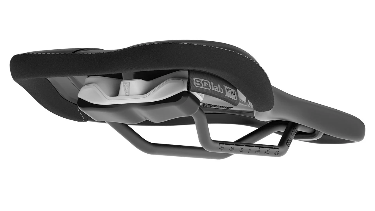 SQlab Active Elastomer — Sattel und Aufbau
